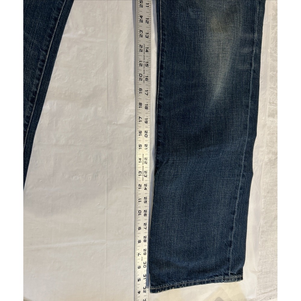 Levis Made Crafted Jeans 32x32 Button Fly Premium Denim‎ Straight Leg Blue - Picture 5 of 12